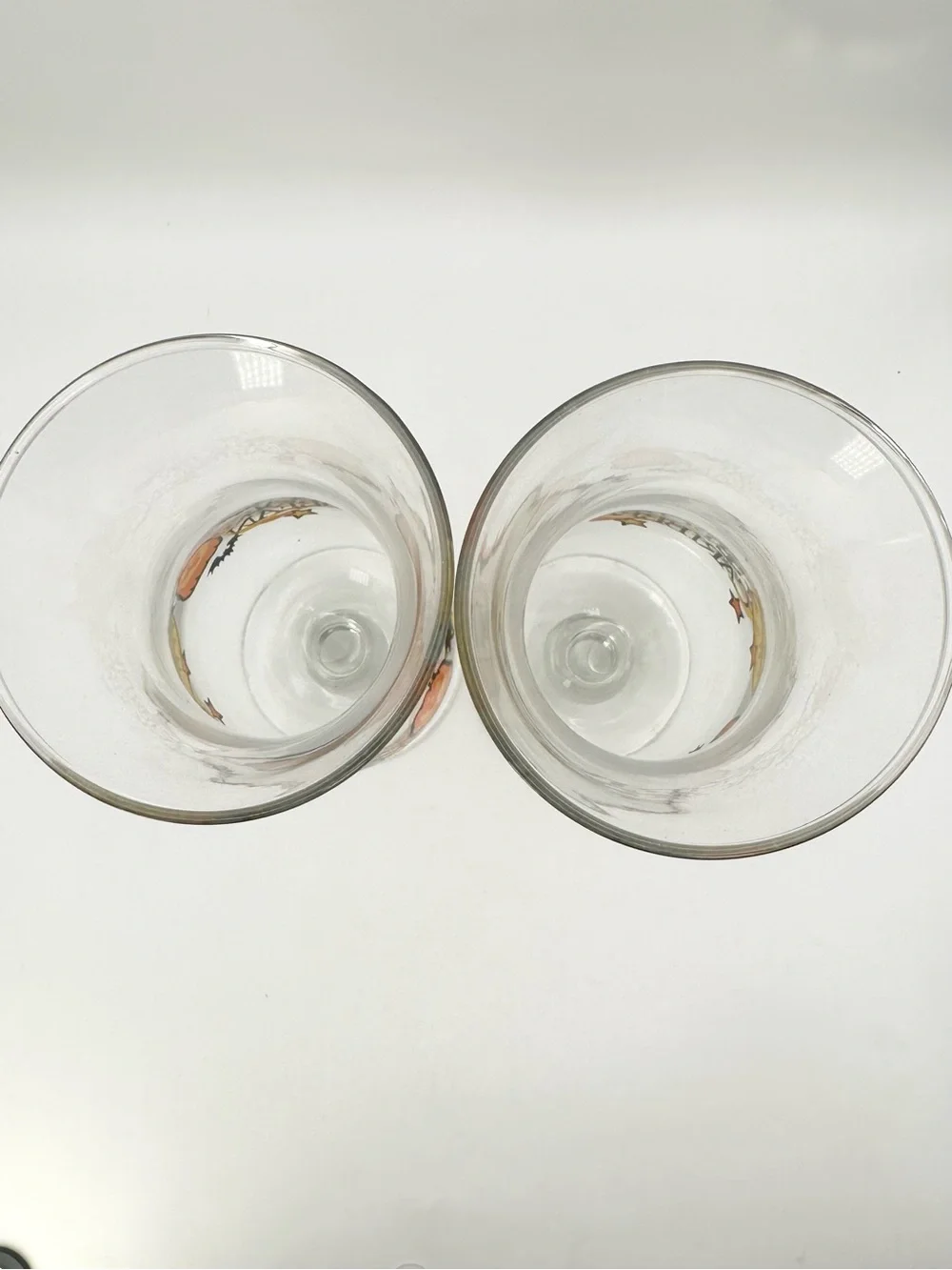 Vintage Royal Caribbean Halloween Daiquiri Hurricane Glasses Set Of 2